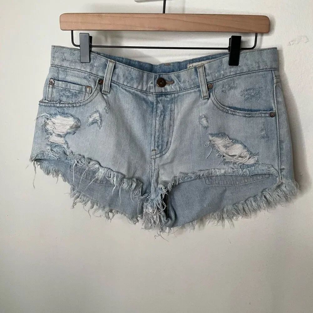 Pistola Cut Off Denim Shorts